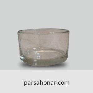 ظرف شیشه ای شفاف شمع سازی