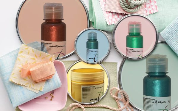 رنگ‌های آکریلیک صدفی