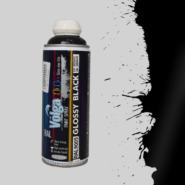 اسپری رنگ مشکی براق